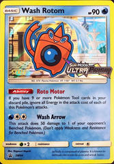 Wash Rotom SM94 Wave Holo STAFF Promo - SM5 Ultra Prism Prerelease